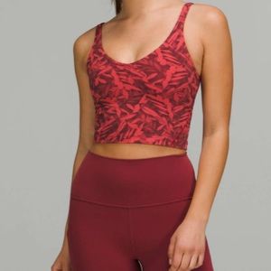 Lululemon Align Cropped Tank Top
Spray Leaf Fireside Red Multi